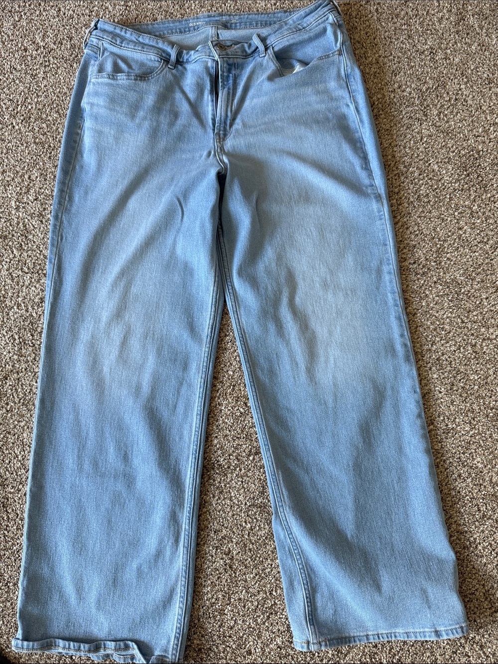 Old Navy Light Blue Wide-Leg Jeans